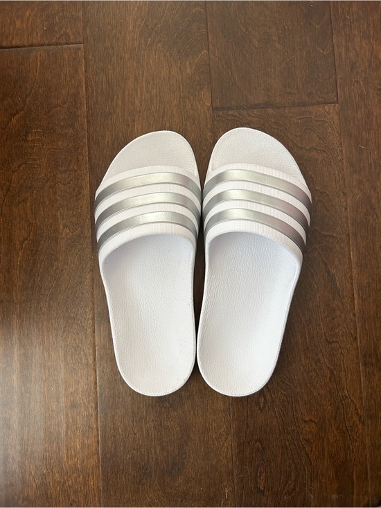 adidas Shoes - Women’s - White Slide Sandals - Adidas - Size 6.5